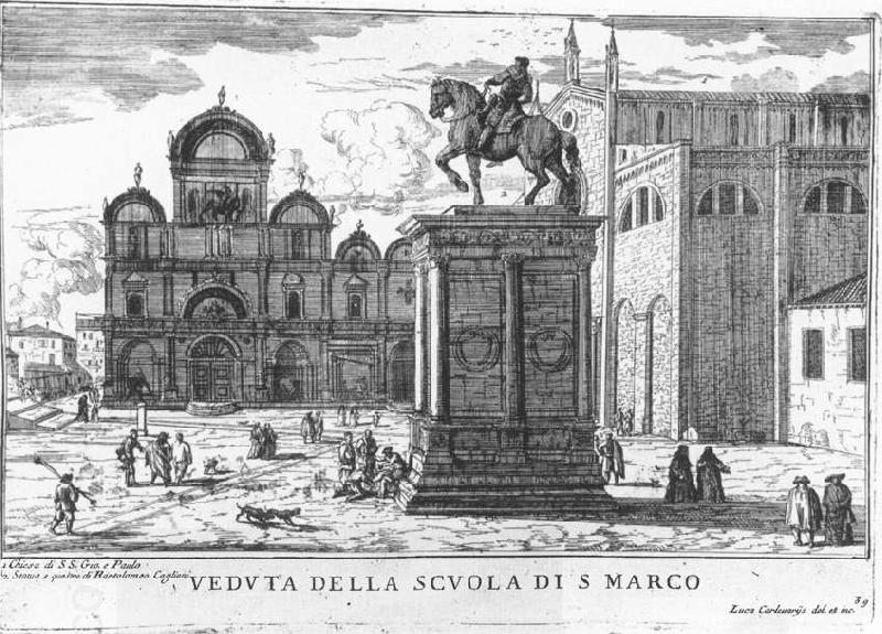 CARLEVARIS, Luca Santi Giovanni e Paolo and the Scuola di San Marco fg oil painting picture